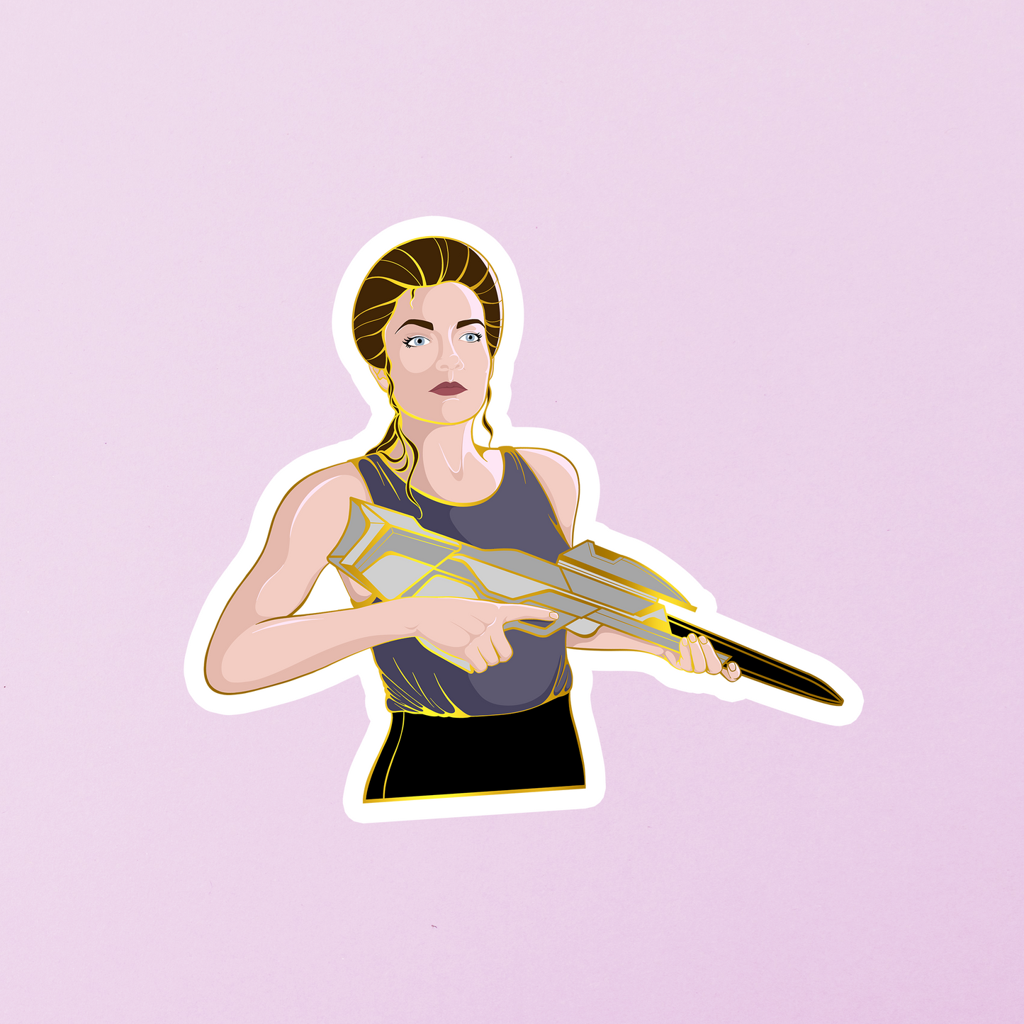 phaser janeway sticker