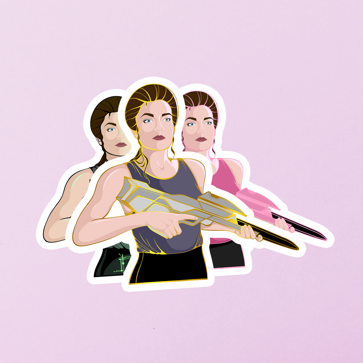 phaser janeway sticker
