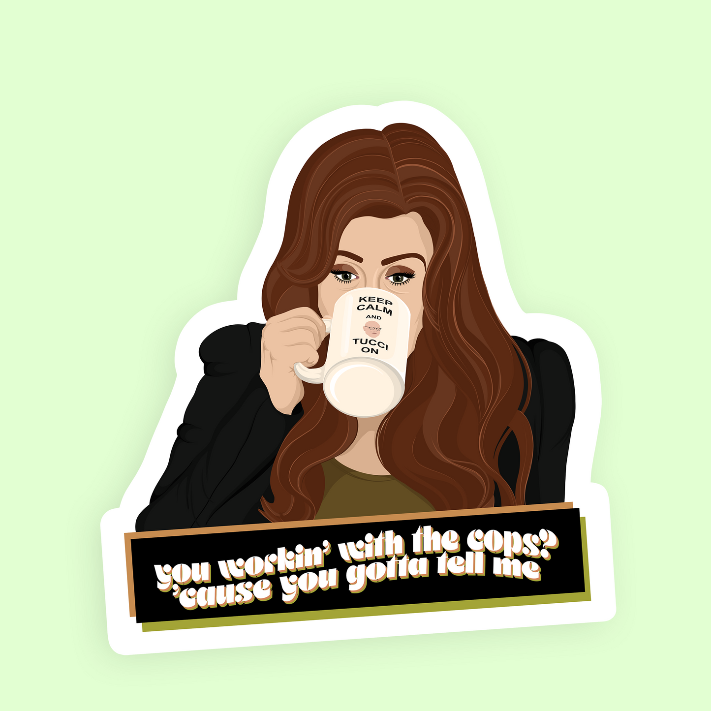 melissa hearts tucci sticker