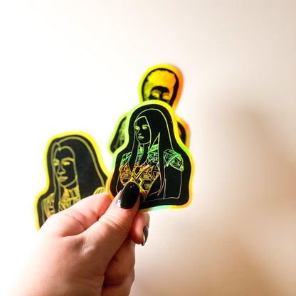 space women sticker bundle (mirror)
