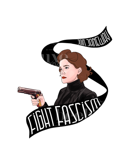 anti-fascism katrine art print