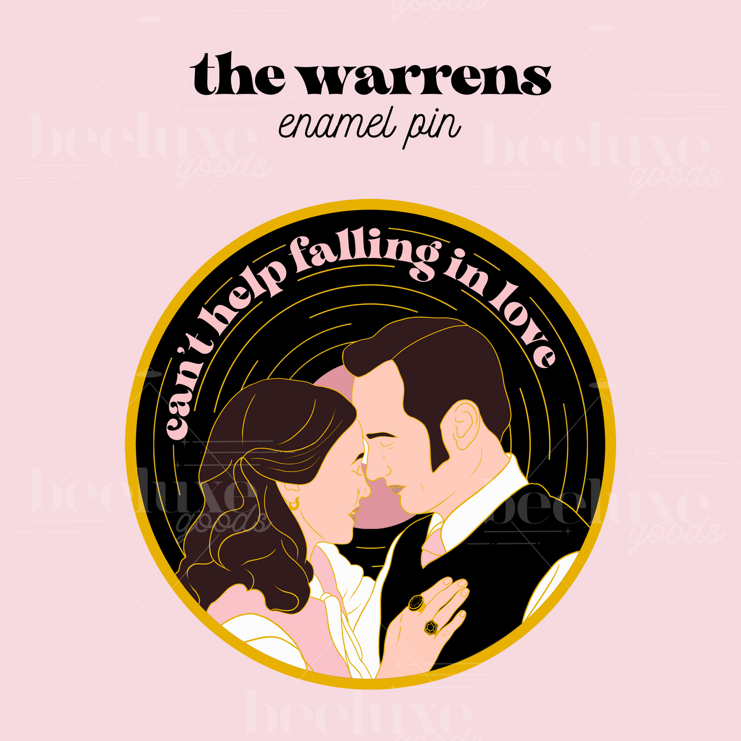 the warrens enamel pin